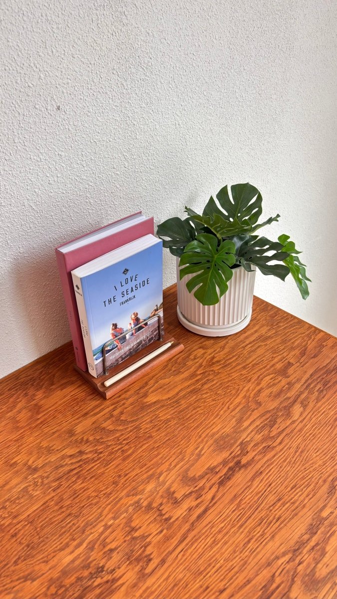 
                  
                    Vintage eiken bureau zwevend blad - LOUI.STORE
                  
                