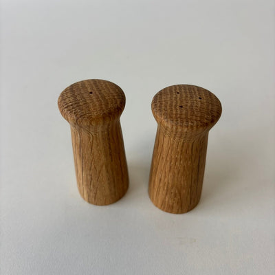 Vintage eiken peper & zout stel - LOUI.STORE