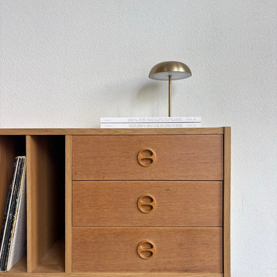 Vintage eiken sideboard vinyl + lades - LOUI.STORE