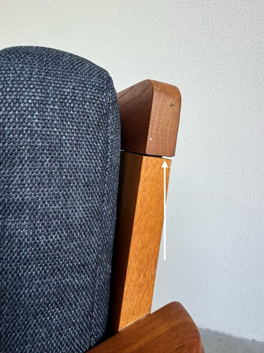 
                  
                    Vintage fauteuil teak jeans - LOUI.STORE
                  
                