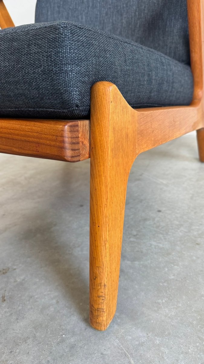 
                  
                    Vintage fauteuil teak jeans - LOUI.STORE
                  
                