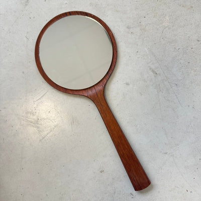 Vintage handspiegel teak - LOUI.STORE