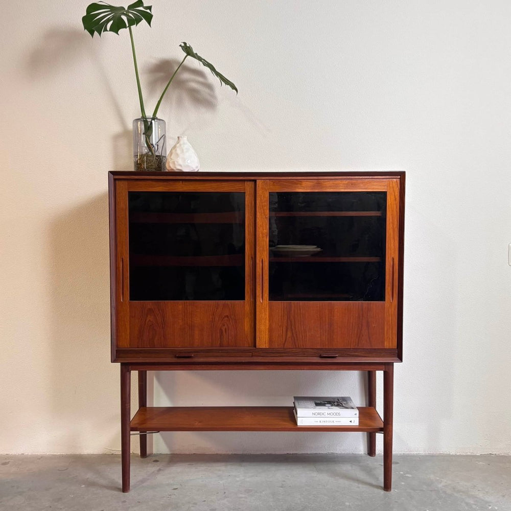 Vintage highboard buffetkast teak - LOUI.STORE