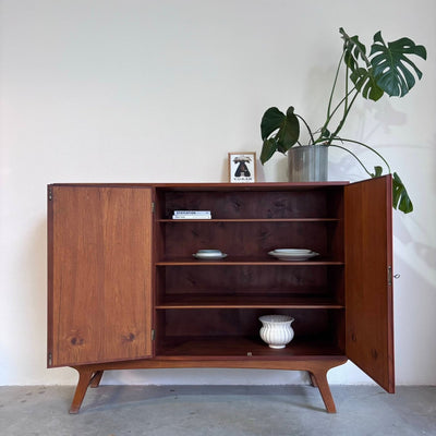 Vintage highboard met lades teak - LOUI.STORE