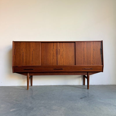 
                  
                    Vintage highboard schuifdeuren en lades palissander - LOUI
                  
                