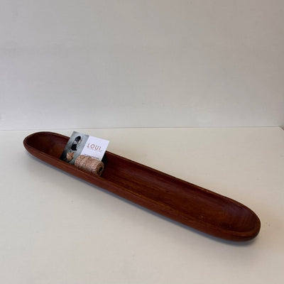 Vintage houten schaal lang - LOUI.STORE