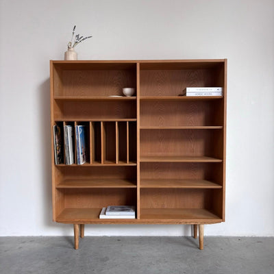 Vintage Hundevad boekenkast vinyl eiken - LOUI.STORE