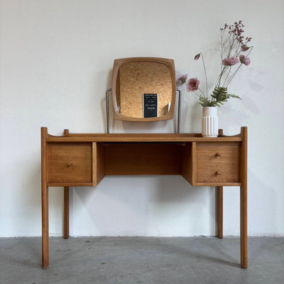 Vintage kaptafel - bureau eiken - LOUI.STORE