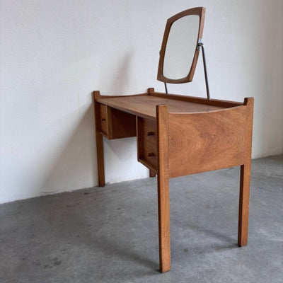 Vintage kaptafel - bureau eiken - LOUI.STORE