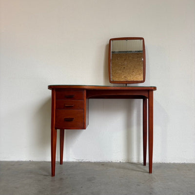 Vintage kaptafel - bureautje teak - LOUI.STORE