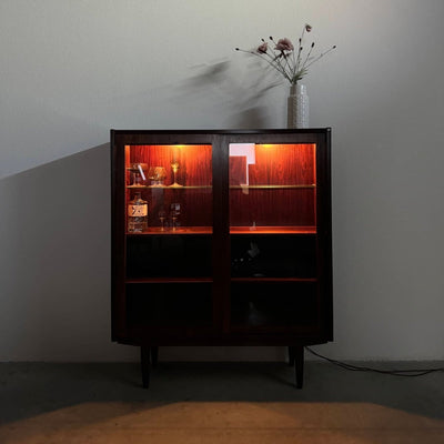 Vintage kast Hundevad glazen schuifdeuren - LOUI.STORE