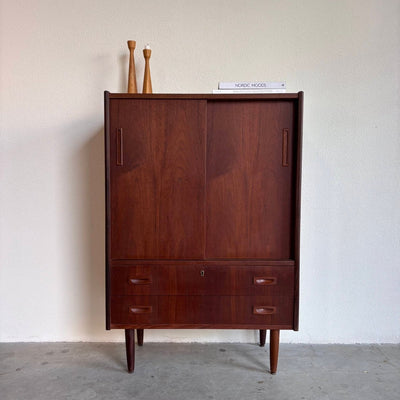 Vintage klein highboard teak - LOUI.STORE
