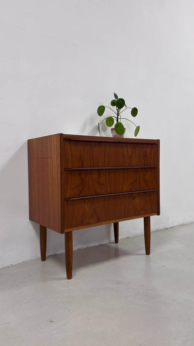Vintage kleine ladekast 3* teak - LOUI.STORE