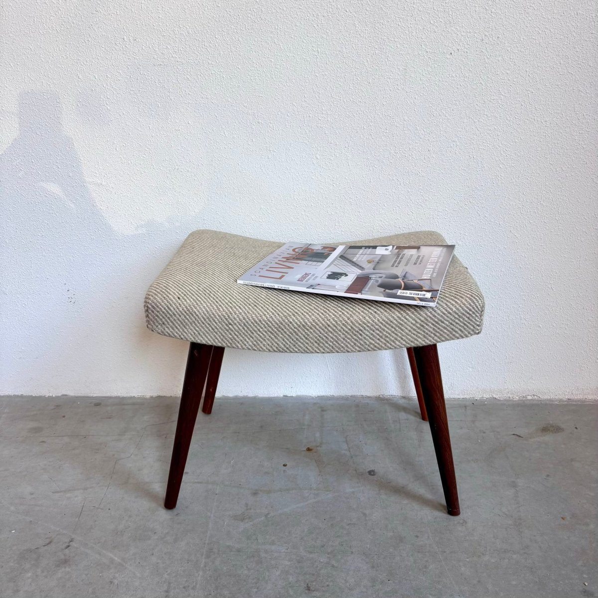 Vintage krukje teak zand - LOUI.STORE