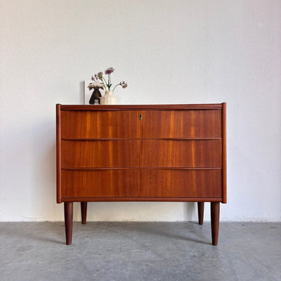 Vintage ladekast 3* laag - LOUI.STORE