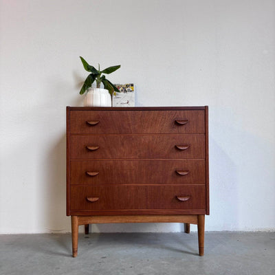 Vintage ladekast 4* krul handvat - LOUI.STORE