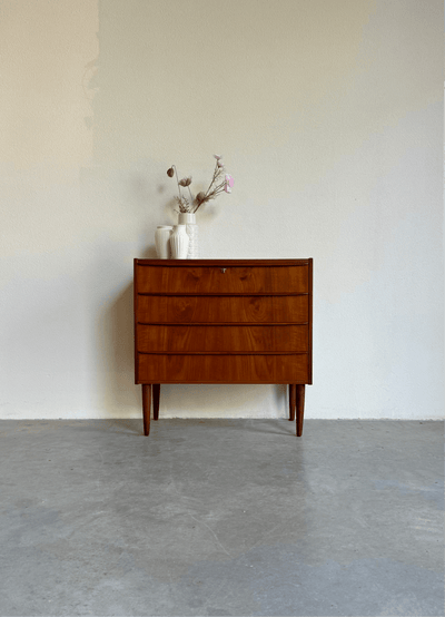 Vintage ladekast 4* teak - LOUI.STORE