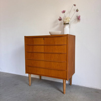 Vintage ladekast 5* eiken - LOUI.STORE