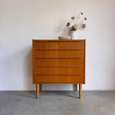 Vintage ladekast 5* eiken - LOUI.STORE