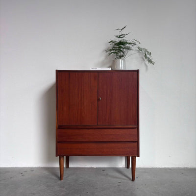 Vintage ladekast met deuren teak - LOUI.STORE