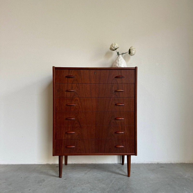 Vintage ladekast ronde greep 6* - LOUI.STORE