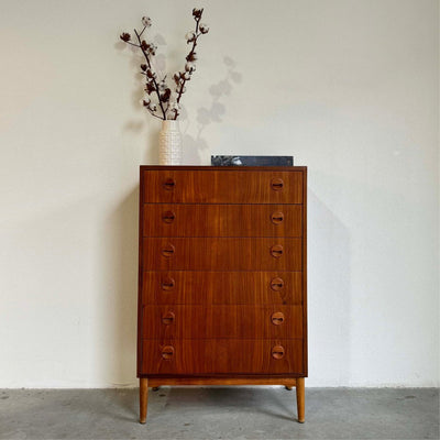 Vintage ladekast ronde greep 6* - LOUI.STORE