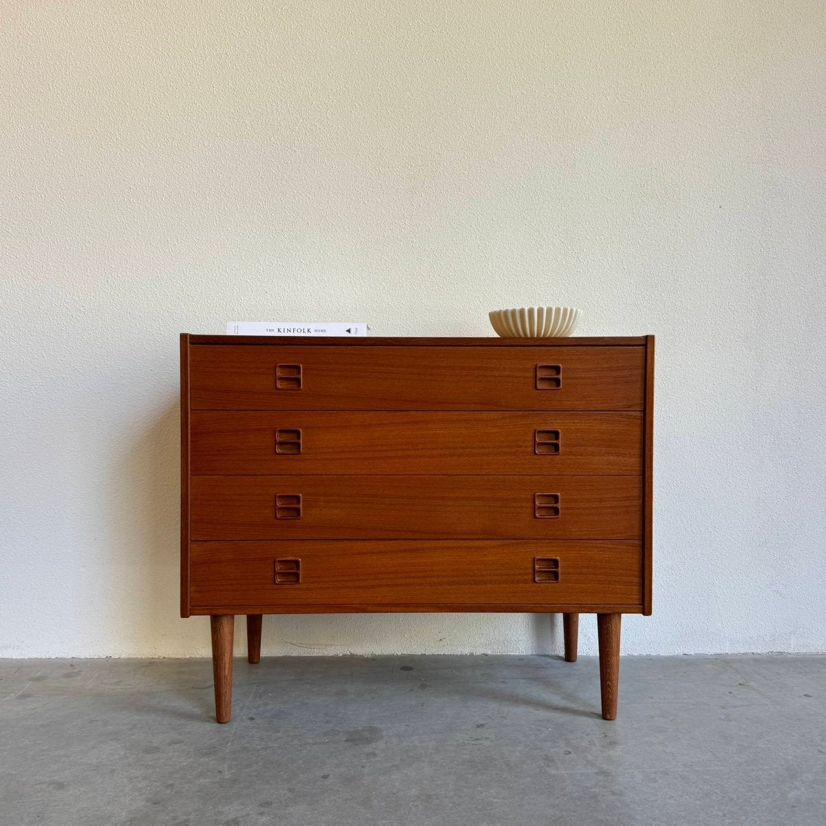 Vintage ladekast teak 4* - LOUI.STORE