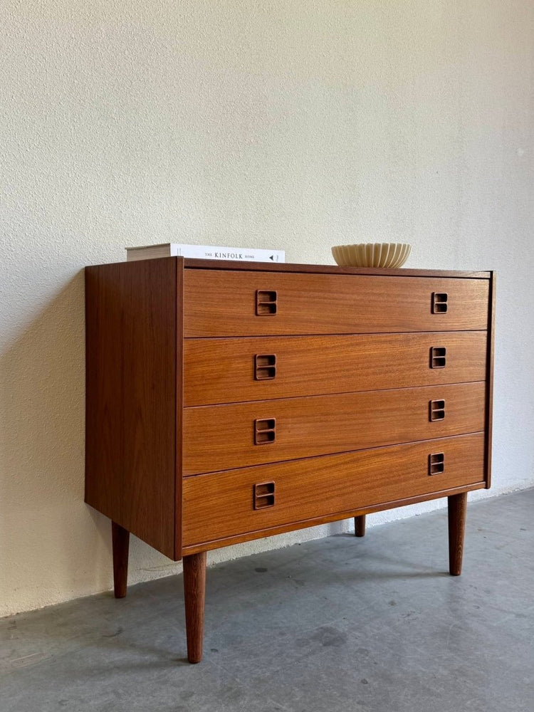 Vintage ladekast teak 4* - LOUI.STORE