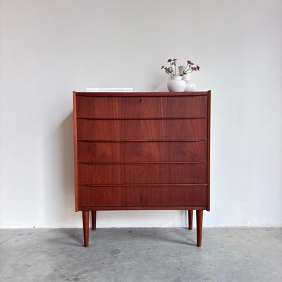 Vintage ladekast teak 5* - LOUI.STORE