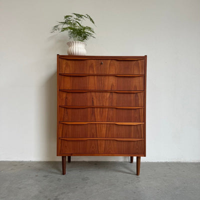 Vintage ladekast teak 6* - LOUI.STORE