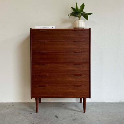 Vintage ladekast teak 6* - LOUI.STORE