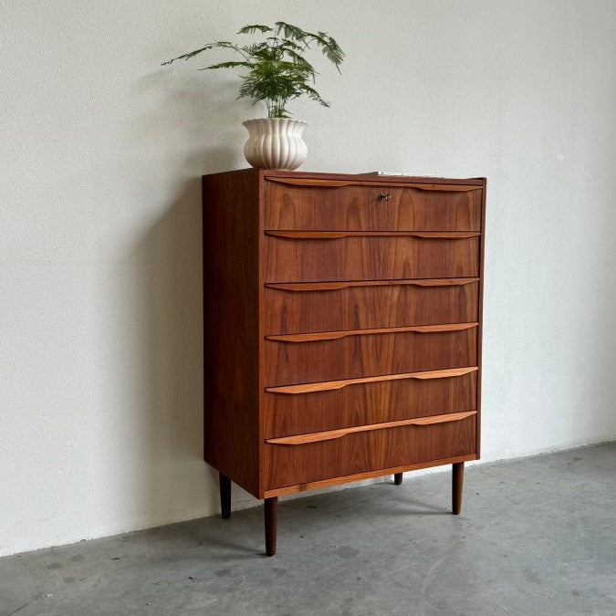 Vintage ladekast teak 6* - LOUI.STORE