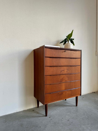 Vintage ladekast teak 6* - LOUI.STORE