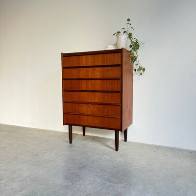 Vintage ladekast teak 6* - LOUI.STORE