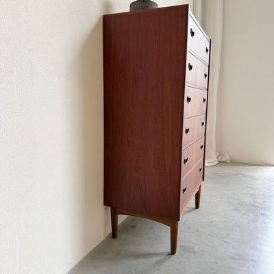 
                  
                    Vintage ladekast teak 6* op eiken frame - LOUI
                  
                