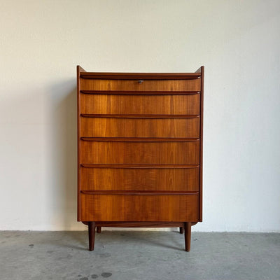 Vintage ladekast teak - rand 6* - LOUI.STORE