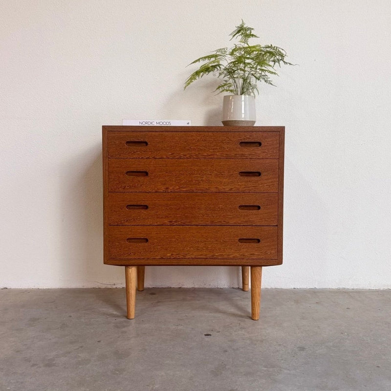 Vintage ladekast wengé 4* - LOUI.STORE