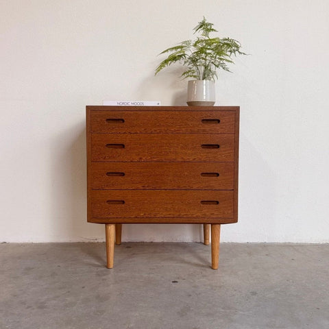 Vintage ladekast wengé 4* - LOUI.STORE