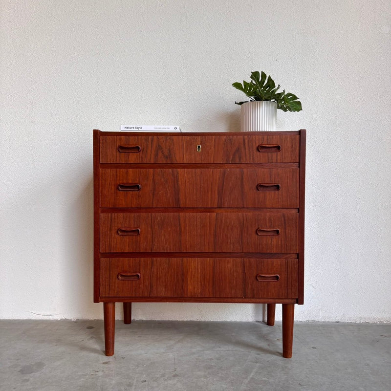Vintage ladekastje 1&3 teak - LOUI.STORE