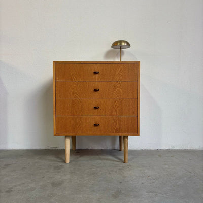 Vintage ladekastje eiken metalen greepje - LOUI.STORE