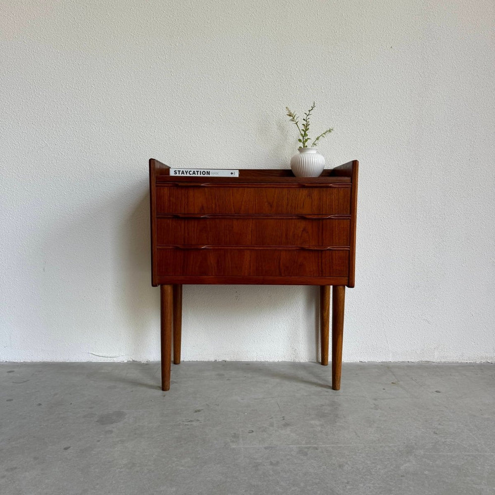 Vintage ladekastje teak 3* - LOUI.STORE