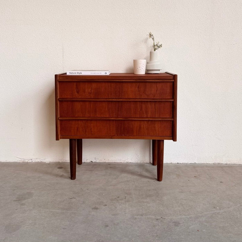 Vintage ladekastje teak 3* - LOUI.STORE