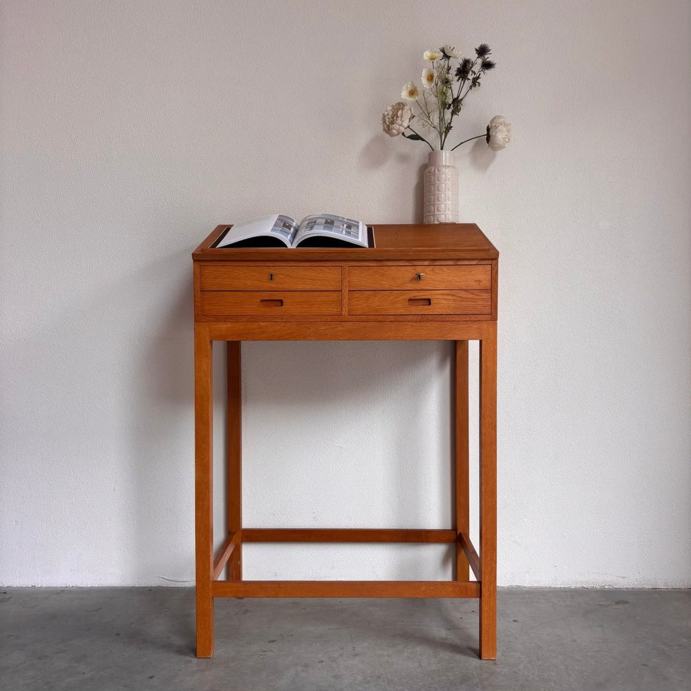 Vintage lessenaar - bureau eiken - LOUI.STORE