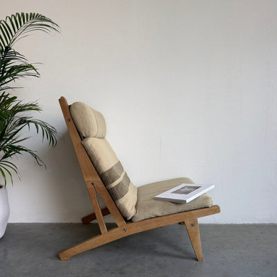 Vintage lounge stoel Hans Wegner voor Getama model GE375 - LOUI