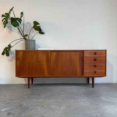 Vintage lowboard 4 lades teak - LOUI.STORE