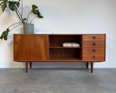 Vintage lowboard 4 lades teak - LOUI.STORE