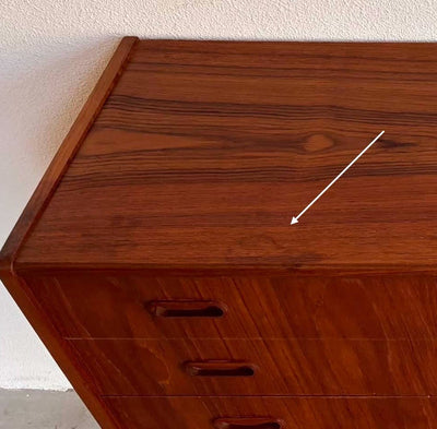 
                  
                    Vintage lowboard teak klep & lades - LOUI.STORE
                  
                