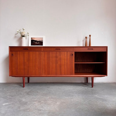 Vintage lowboard teak lades boven - LOUI.STORE