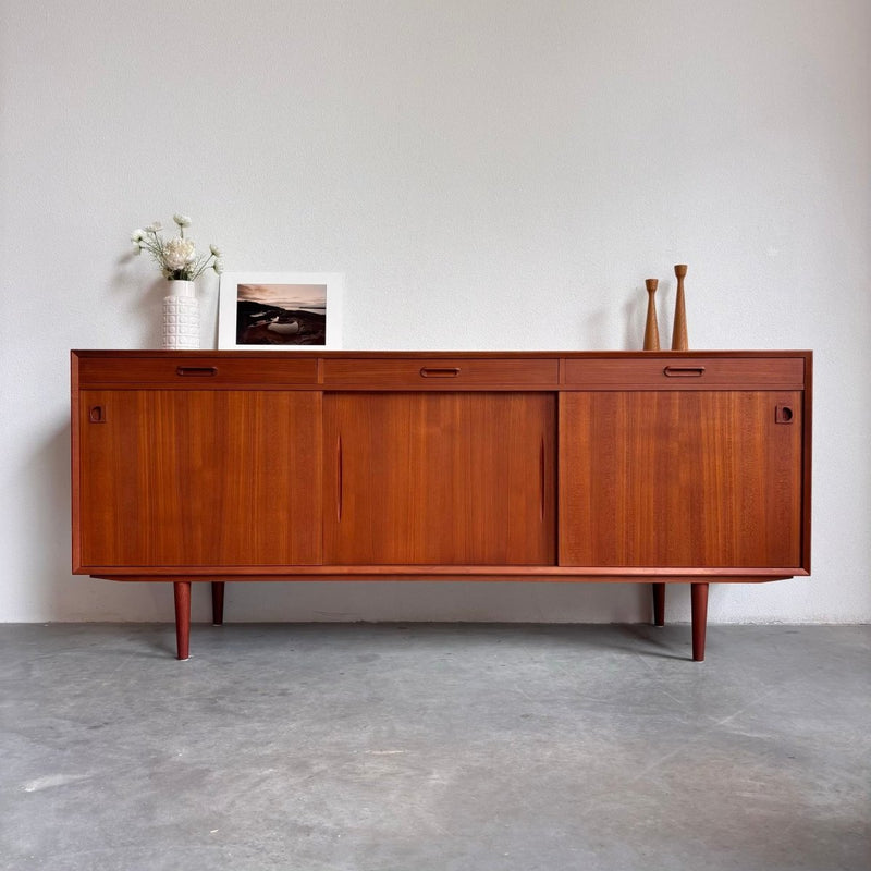 Vintage lowboard teak lades boven - LOUI.STORE