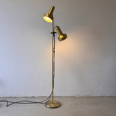 
                  
                    Vintage messing vloerlamp 2 koppig - LOUI.STORE
                  
                